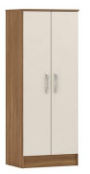 Cabinet Viena 20860/140 2 Doors Multipurpose 51*128*36 Cm Almond / Off White  ( No Warranty)
