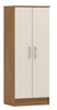 Cabinet Viena 20860/140 2 Doors Multipurpose 51*128*36 Cm Almond / Off White  ( No Warranty)