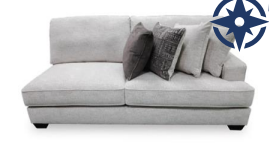 SOFA RAWCILIFFE RAF 1964067  2184.4mm W x 1143mm D x 965.2mm H