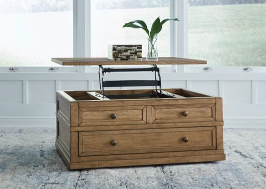 COFFEE TABLE LIFT TOP TABLE SHARLANCE T655-9