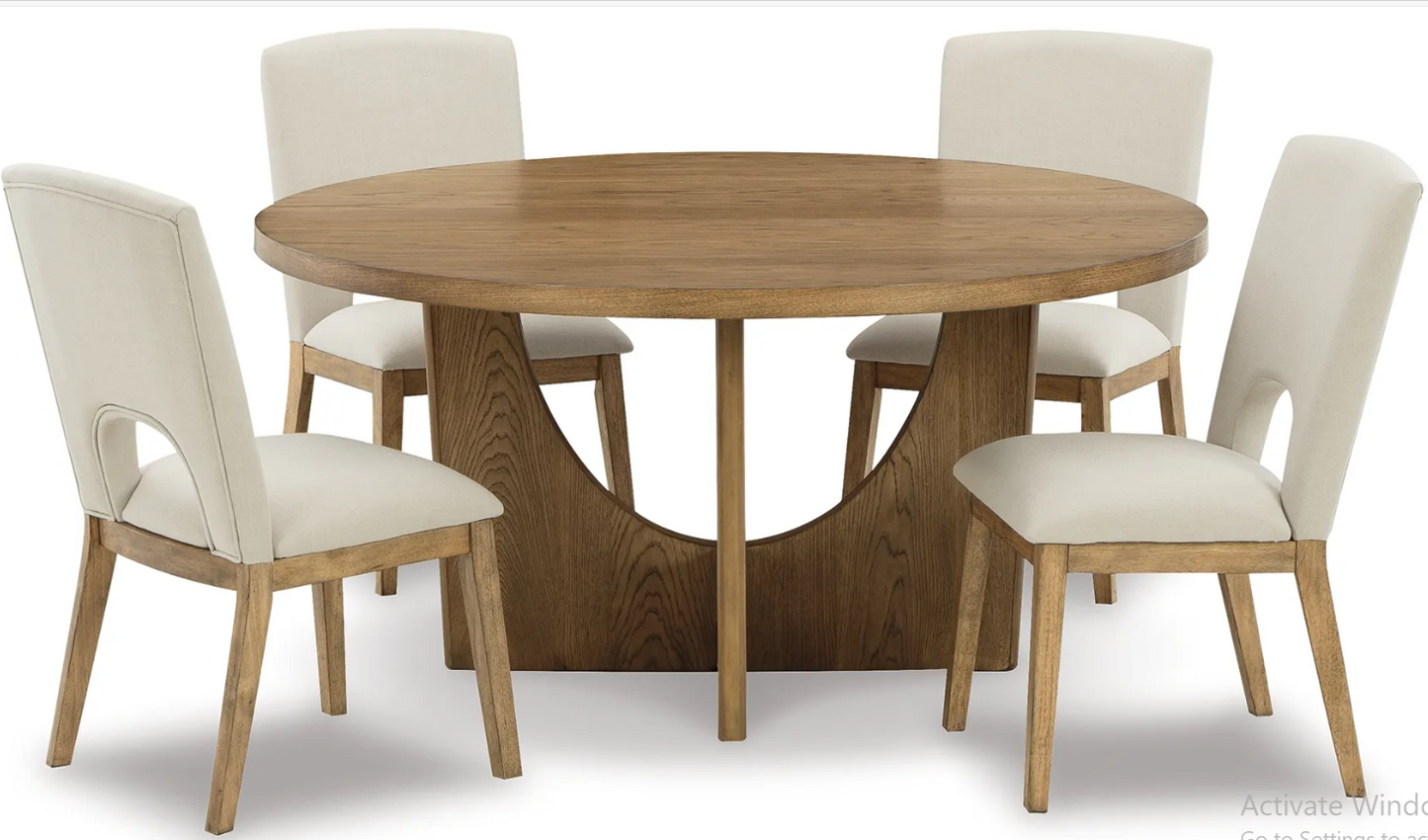 Dining Table Darkmore (1 Table + 4 Chairs) Package