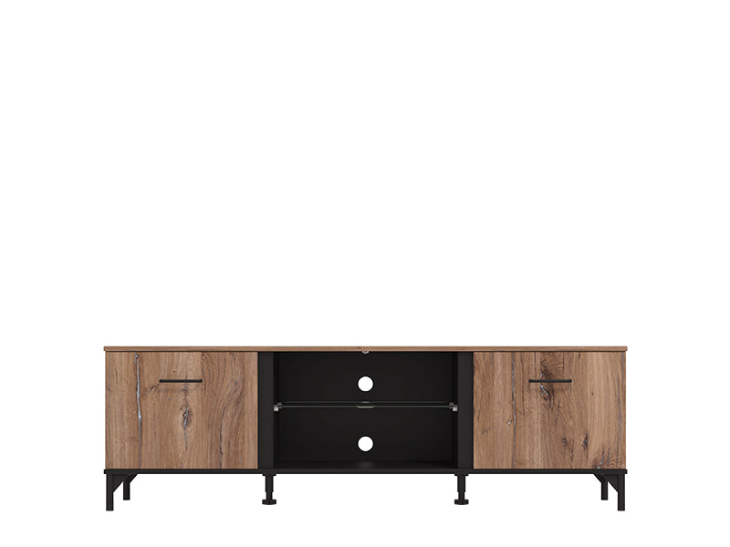 Tv Stand Corsica 2 Drawers  190*42*53.5Cm Oak   (Limited 3 Months Warranty)