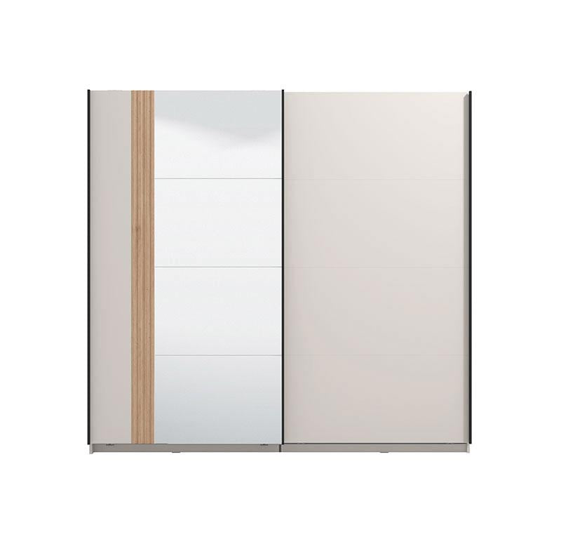 Wardrobe Belfort 220 Og 2 Sliding Doors  220*62*205Cm Off White  (Limited 3 Months Warranty)