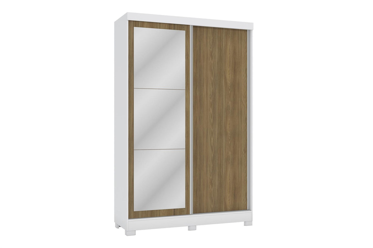 Wardrobe Cb01N571-Ngmc 2 Sliding Doors With 2 Drawers  223*143*53Cm Nogueira (Limited 3 Months Warranty)