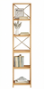 Living Cross Open Shelf 90X35X190 N-Wb