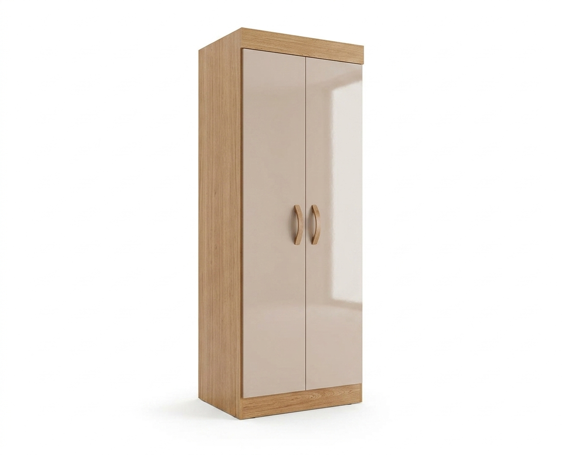 Cabinet Uruguay 0184R-490 2 Doors  H183*W62*D32Cm Acacia/Reflecta Shine (Limited 3 Months Warranty)