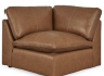 SOFA EMILIA WEDGE FEATHER LEATHER 3090177 91.4CM*104.1CM*104.1CM CARAMEL