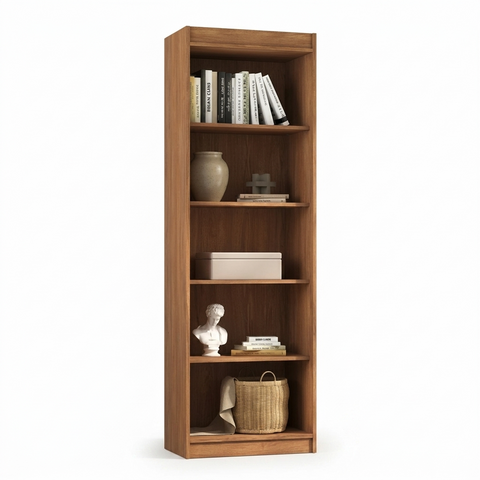 Bookcase Sapiranga 0187R-491 With 4 Shelves  H177*W57*D34Cm Acacia (Limited 3 Months Warranty )
