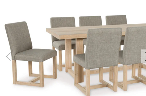 Dining Table Yalinton D5822 (1 Table + 6 Chairs) Package