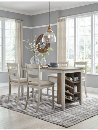 DINING TABLE SKEMPTON ( 1 TABLE + 6 CHAIRS) PACKAGE