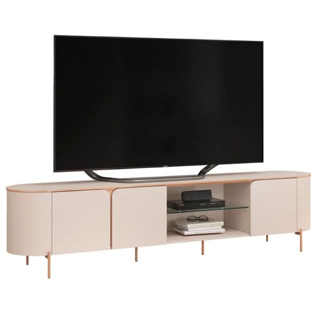 Tv Stand Areta 35812174 218*57*45Cm  Off White (Limited 3 Months Warranty)