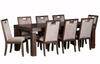 Dining Table Hyndell (1 Table + 8 Chairs) Package