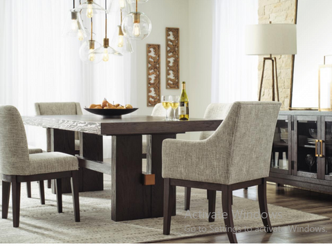 Dining Table Burkhaus D984 (1 Table + 10 Chairs) Package