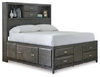 BEDS CAITBROOK B476 KING STORAGE BED WITH 8 DRAWERS 3P