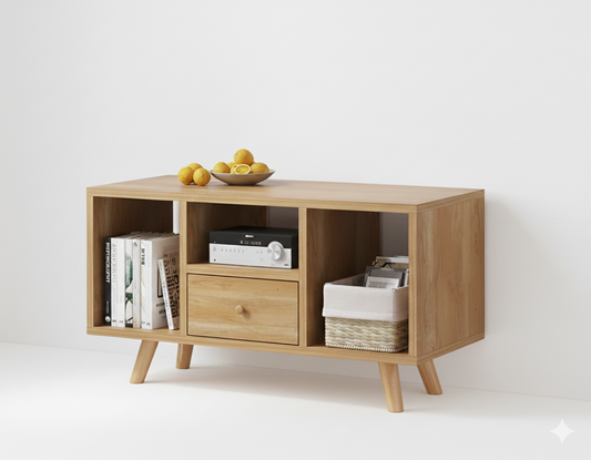 Tv Stand Minimalis 2 Doors Sliding 150X45X55 Wb