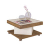 Coffee Table Saara 3964 Space On The Top  63*63*33.5Cm Pine/Off White  (Limited 3 Months Warranty)