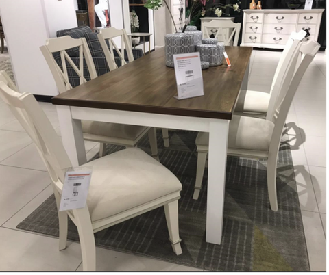 DINING TABLE WESTCONI/CORIS (1 TABLE + 6 CHAIRS) PACKAGE