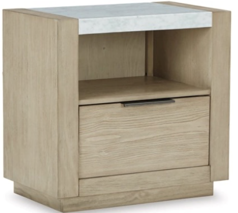 NIGHT STAND HENNINGTON ONE DRAWER B756-91W9 67.8CM*70.0CM*43.1CM BISQUE