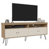 Tv Stand Liberty 4217 Up To 65 / 4 Doors  160*33.5*62Cm Oak/Off White (Limited 3 Months Warranty)