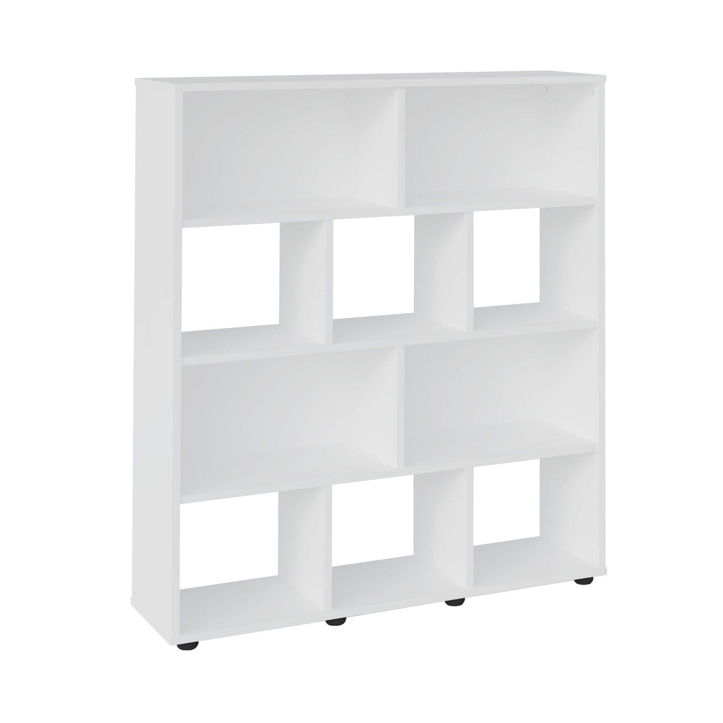 Bookcase Book 3466 Ten Niches  91*25*109Cm White  (Limited 3 Months Warranty)
