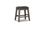 STOOL UPHOLSTERED STOOL (2/CN) CAITBROOK D388-024 61.9CM*40.9CM*53.9CM ANTIQUED GRAY