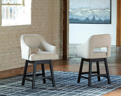 SWIVEL BARSTOOL UPH TALLENGER D380-724