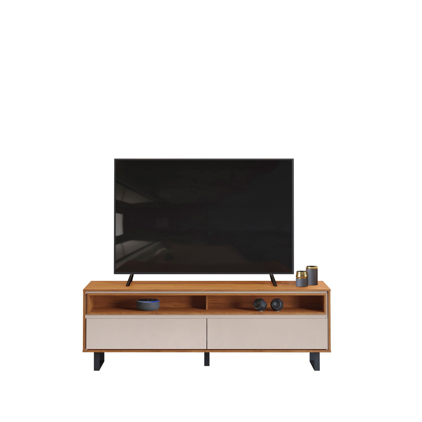 Tv Stand Antares 28934227 Up To 65  183*60.5*45Cm Off White/Freijo  (Limited 3 Months Warranty)