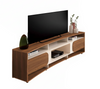 Tv Stand Elegance 4502 Up To 86 / 2 Doors Limited3 Months Warranty 220*44*61.5Cm Cedar/ Off White