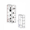 Wardrobe 2660 2 Doors With 1 Drawer  191.5*80*40Cm White (Limited 3 Months Warranty)
