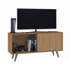 Tv Stand Malaga 5317R-515 Rack Canelato Rustico + 3D Canelato  W109*H58Cm Nature Off White  (No Warranty)