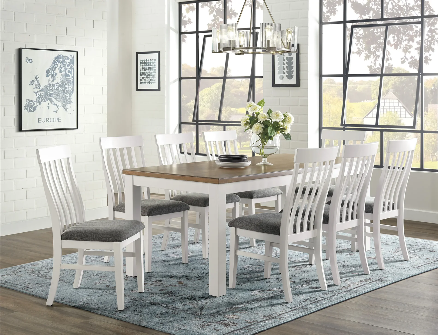 DINING TABLE WESTCONI D5168 (TABLE + 6 CHAIRS) PACKAGE
