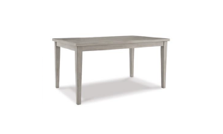 DINING TABLE PARELLEN RECTANGULAR DINING ROOM TABLE D291-25 76.2CM*91.4CM*152.7CM GRAY