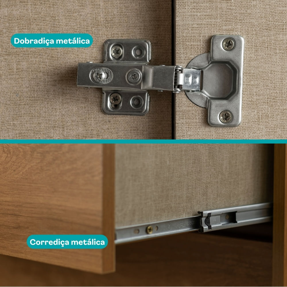 Wardrobe Troy Ref1151 6 Doors With 3 Drawers 180*206*46.5Cm Freijo/Titanium (limited 3 months warranty)