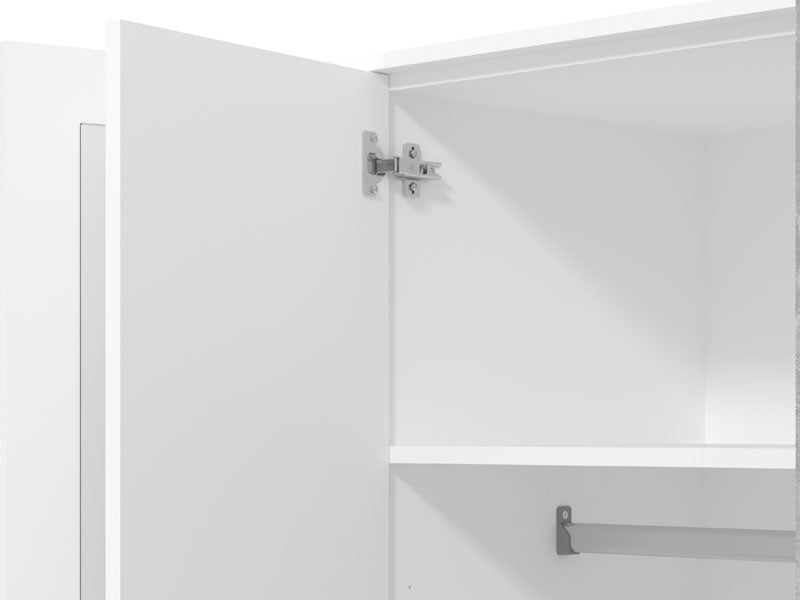 Wardrobe Varadero 4 Doors  157.5*53*203.5Cm Grey  (Limited 3 Months Warranty)