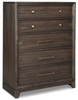 COMMODE BRUEBAN 5 DRAWER B497-46 123.1CM*90.1CM*42.8CM