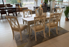 DINING SET GLAVINA + CORRIS COMBO (TABLE + 6 CHAIRS) D5958 D5955