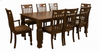 Dining Set Taira Table With 8 Chairs Dark Brown (Limited 3 Months Warranty)