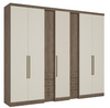 Wardrobe Absolut plus 5775 7 doors & 8 drawers W288*H230*D55cm rustic/off white (limited 3 months warranty)