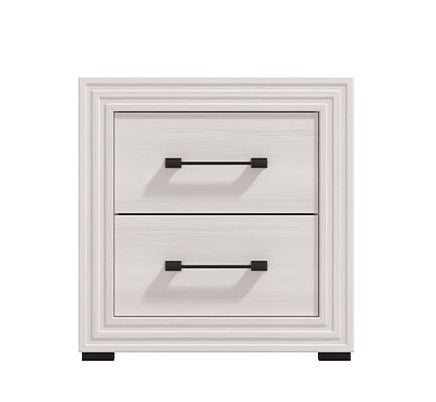 Night Stand Narbona 2 Drawers  51.5*42.5*53.5Cm Off White (Limited 3 Months Warranty)