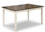 DINING RECTANGULAR DINING ROOM TABLE WHITESBURG D583-25 75.8CM*91.1CM*152.7CM