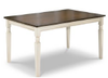 DINING RECTANGULAR DINING ROOM TABLE WHITESBURG D583-25 75.8CM*91.1CM*152.7CM