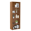 Bookcase Multy 4624 Five Shelves  60*30*180Cm Cherry  (Limited 3 Months Warranty)