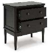 NIGHT STAND TWO DRAWER PORTDOWN B771-92