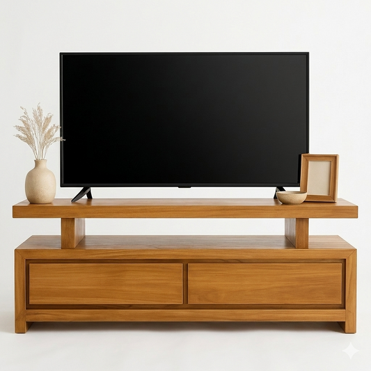 Tv Stand Tyra 2 Drawers 120X45X55 N-Wb