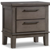 NIGHT STAND HALLANDEN TWO DRAWER B649-92 72.6CM*67.8CM*44.7CM