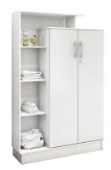 Cabinet Elite 20220/03 Multiuse 91*145*40 Cm White  ( limited 3 months waranty)