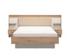 Beds Modena 160 Plus 11013685 160*200  Oak/Off White  (Limited 3 Months Warranty)