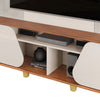 Tv Stand Henry 36093227 Up To 70  182*184.5*38.7Cm Off White/Freijo  (Limited 3 Months Warranty)