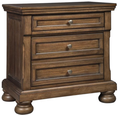 NIGHT STAND FLYNNTER B719-92 76.2CM*73.3CM*45.7CM TOBACCO BROWN FINISH
