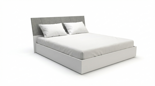Beds Henry King 180*200 Grey/White (Limited 3 Months Warranty)